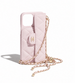 Iphone Pink leather Phone Case