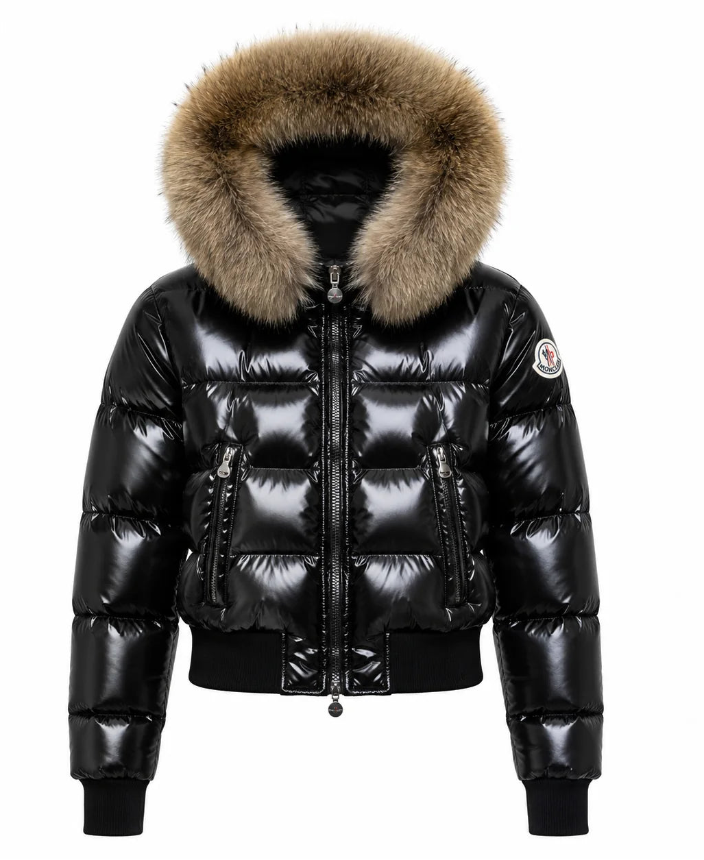Shiny Furr Puffer Jacket